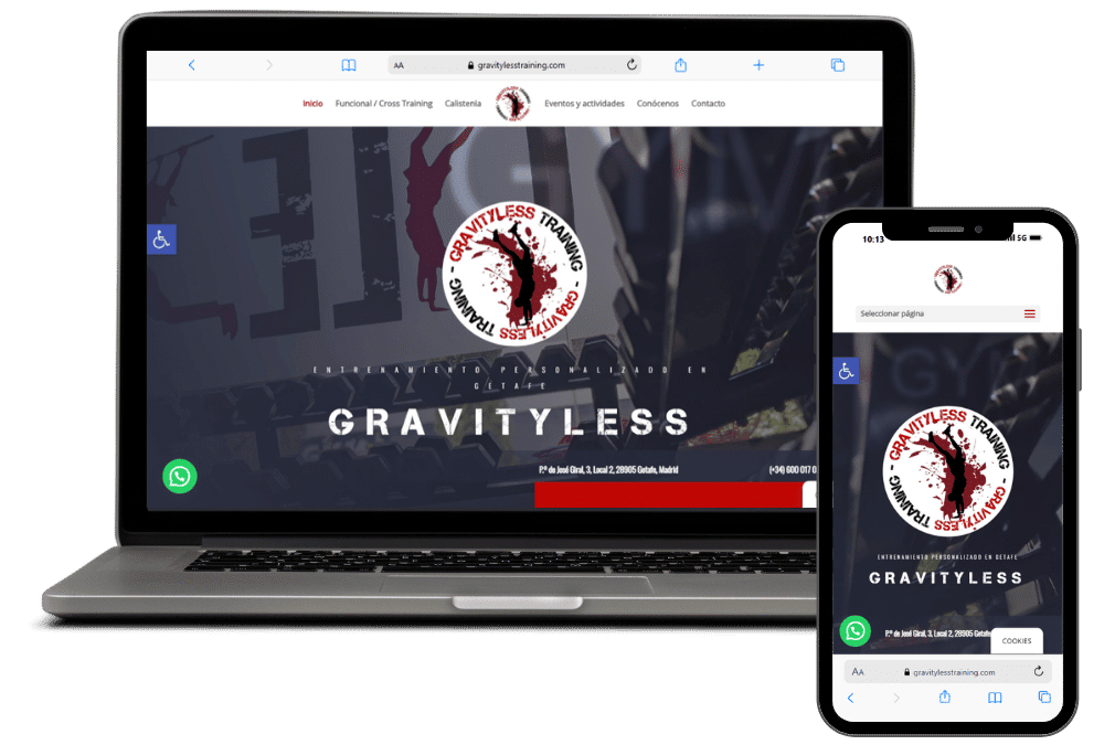 Gravitylesstraining centro entrenamiento