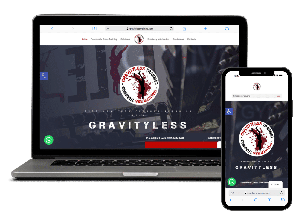 gravityless entrenamiento